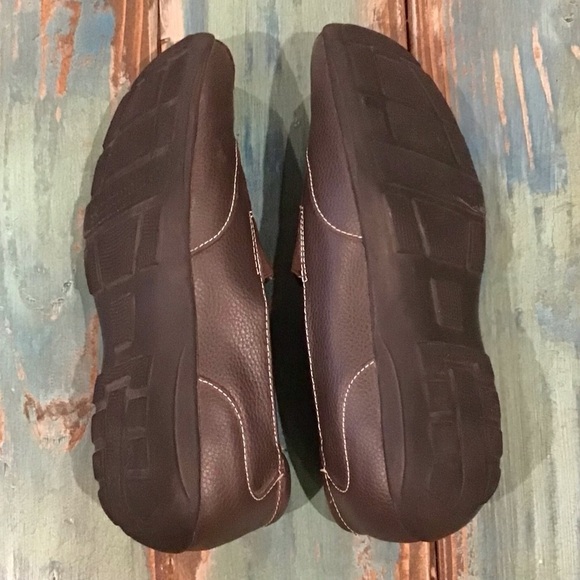 Naturalizer 8W Forego Leather Comfort Shoes Slip On Flats Women’s Loafers Brown - Picture 7 of 9